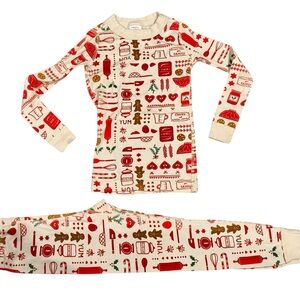 Hanna Andersson Let's Get Baking Kids Pajama Set Sz 5 1 of 2